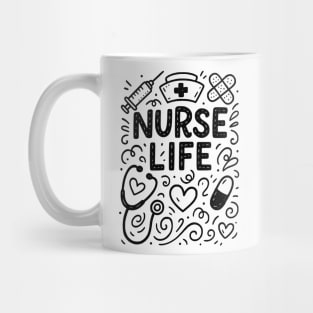 Nurse Life Medical Appreciation Design - Light Mug